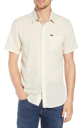 Men's Volcom Dobler Woven Shirt - Ivory