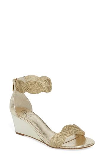 Women's Adrianna Papell Adore Ankle Strap Sandal .5 M - Metallic