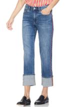 Women's Vince Camuto Cuffed Straight Leg Jeans - Blue