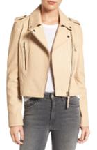 Women's Derek Lam 10 Crosby Leather Moto Jacket