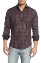 Men's Stone Rose Plaid Sport Shirt
