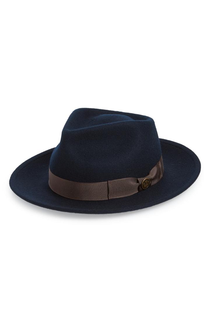 Men's Goorin Brothers The Saloon Wool Fedora - Blue