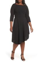 Women's Harper Rose Asymmetrical Dress (similar To 16w) - Black