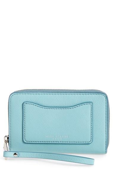 Women's Marc Jacobs 'recruit' Leather Wallet -