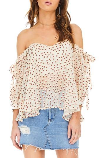 Women's Astr The Label Jillian Off The Shoulder Top - Ivory