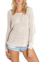 Women's Billabong Dance With Me Knit Sweater - White