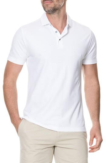 Men's Rodd & Gunn Wilsons Bay Sports Fit Polo - White