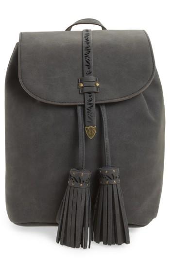 Elle & Jae Gypset Palomina Cutwork Trim Faux Leather Backpack -
