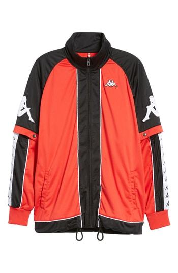 Men's Kappa Big Bay Convertible Jacket, Size - Red