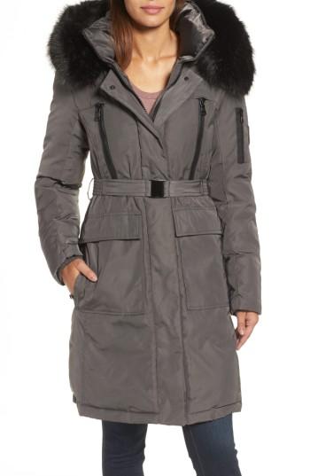 Women's Vince Camuto Insulated Puffer Jacket - Grey