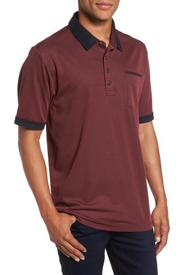 Men's Travis Mathew K-lew Pique Polo, Size - Red