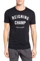 Men's Reigning Champ 'gym Logo' Graphic T-shirt, Size - Black