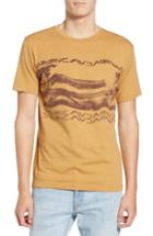 Men's Rvca Warped Palm Graphic T-shirt - Yellow