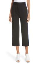 Women's Sandro Crop Track Pants Us / 34 Fr - Black