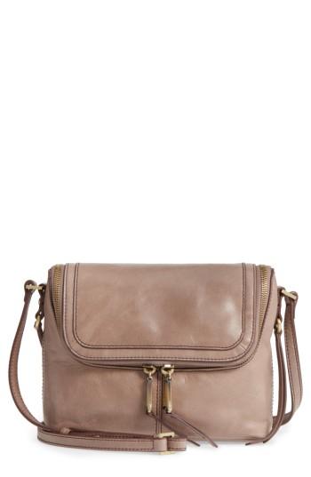 Hobo Alibi Calfskin Leather Crossbody Bag - Grey