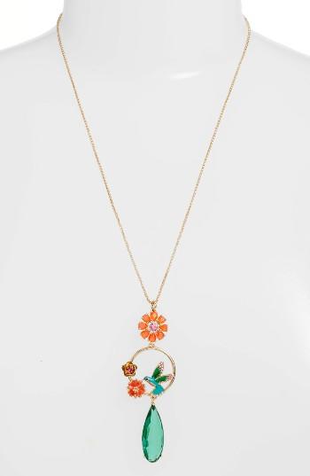 Women's Kate Spade New York Hummingbird Pendant Necklace