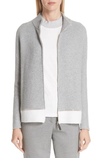 Women's Fabiana Filippi Bicolor Beaded Cardigan Us / 52 It - Beige