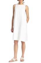 Women's Lafayette 148 New York Hana Linen Dress, Size - White