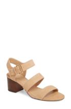 Women's J.crew Three-strap Suede Sandal .5 M - Brown