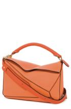 Loewe Puzzle Calfskin Leather Bag - Orange