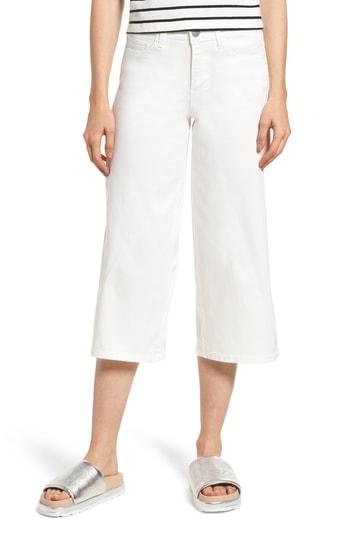 Women's Prosperity Denim Wide Leg Crop Jeans - White