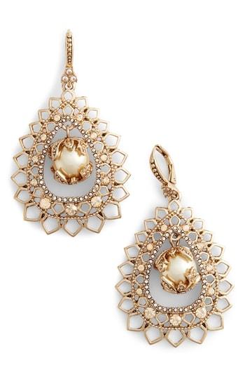 Women's Marchesa Open Pear Drop Earrings