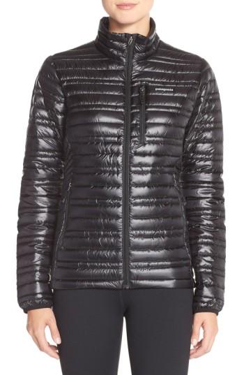 Women's Patagonia 'ultralight' Down Puffer Jacket - Black