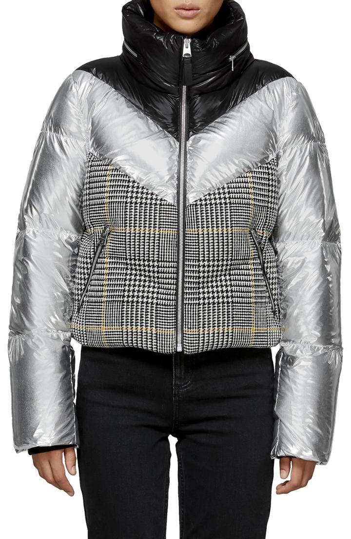 Women's Mackage Mimi Crop Down Jacket - Black