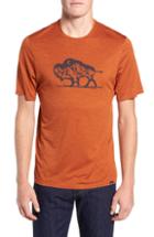 Men's Patagonia Capilene Daily Fit T-shirt, Size Medium - Orange