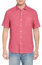 Men's Tommy Bahama Seaspray Breezer Regular Fit Linen Sport Shirt - Pink