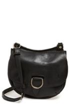 Frye 'amy' Leather Crossbody Bag - Black