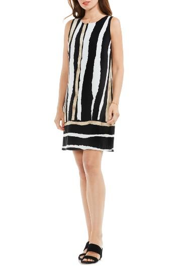Women's Vince Camuto Linear Terrain Shift Dress