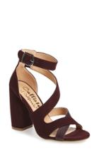 Women's Callisto 'dinah' Crisscross Ankle Strap Sandal M - Red