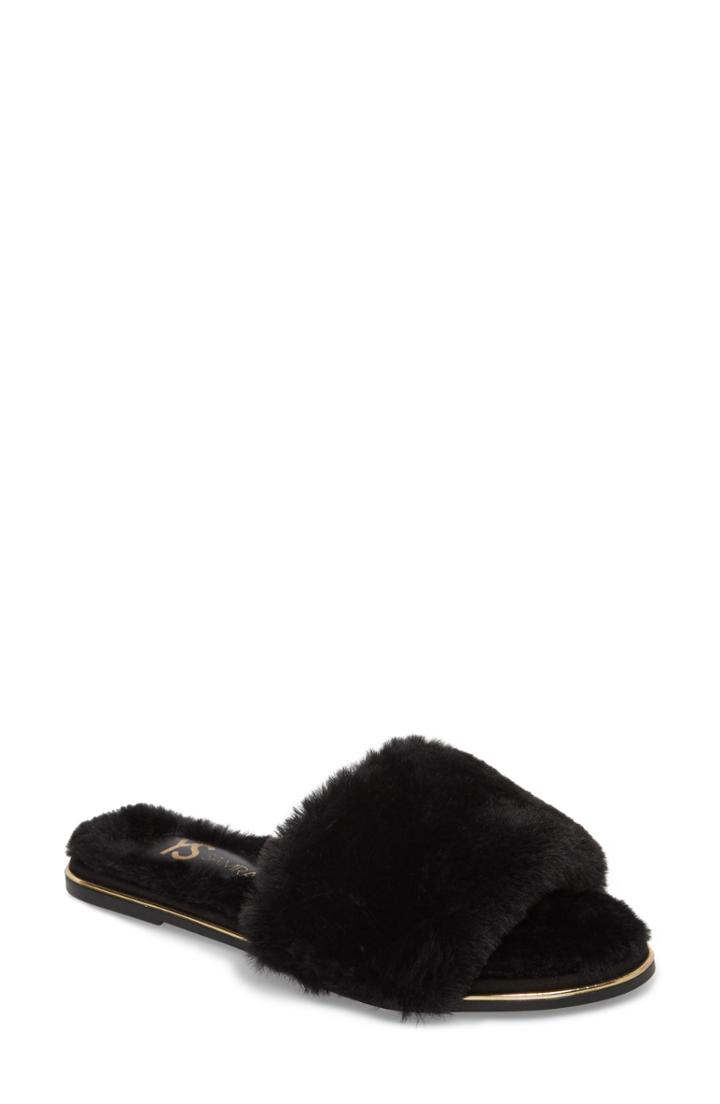 Women's Yosi Samra Rose Faux Fur Slide Sandal