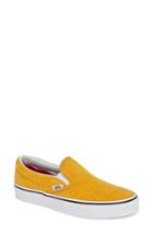 Women's Vans Classic Design Assembly Slip-on Sneaker M - Yellow