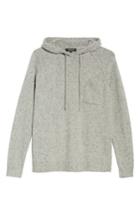 Men's Bobby Jones Rule 93 Donegal Regular Fit Hooded Sweater - Grey