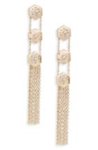 Women's Treasure & Bond Crystal Fringe Linear Drop Earrings