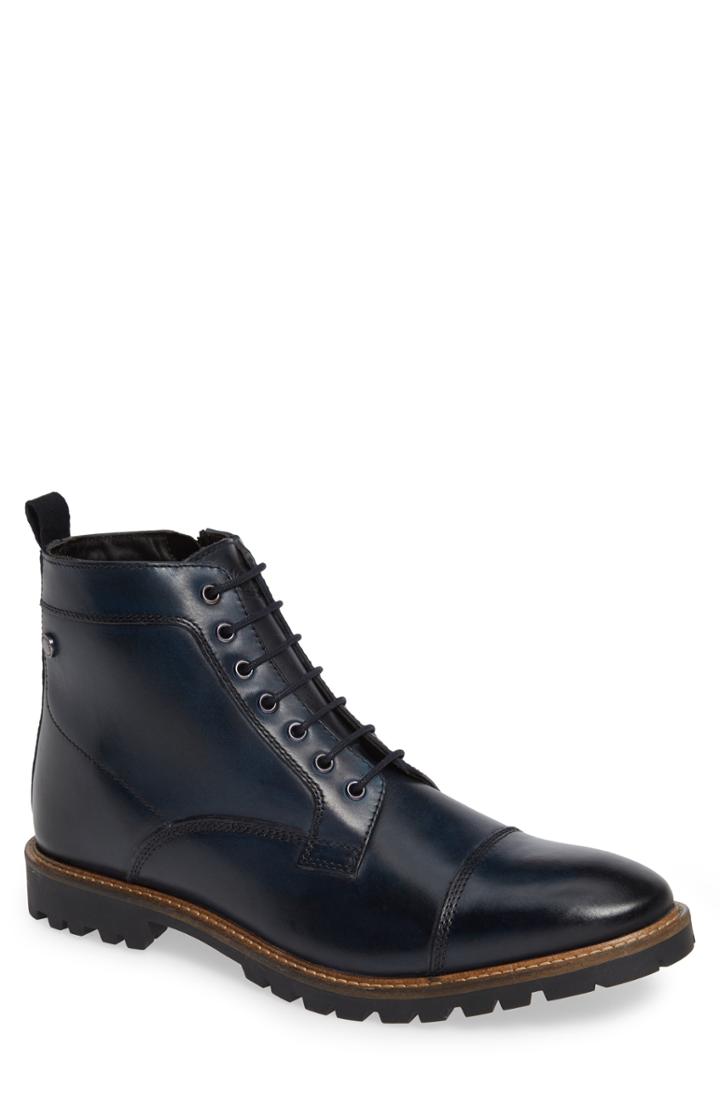 Men's Base London Lugged Cap Toe Boot Us / 42eu - Blue