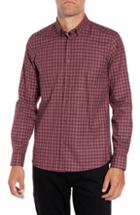 Men's Ted Baker London Shoredi Trim Fit Check Sport Shirt (xl) - Red