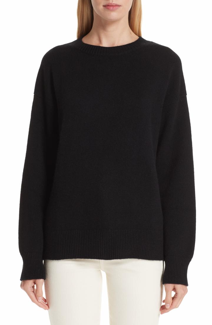 Women's Sofie D'hoore Milla Cashmere Sweater Us / 40 Fr - Black