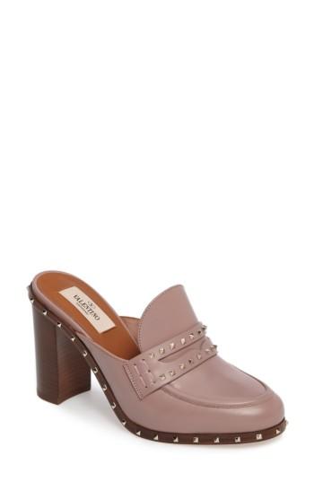 Women's Valentino Garavani Rockstud Loafer Mule Us / 36eu - Pink