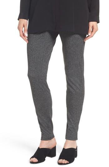 Women's Eileen Fisher Herringbone Leggings - Grey