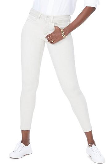 Women's Nydj Ami Ankle Skinny Jeans - Beige