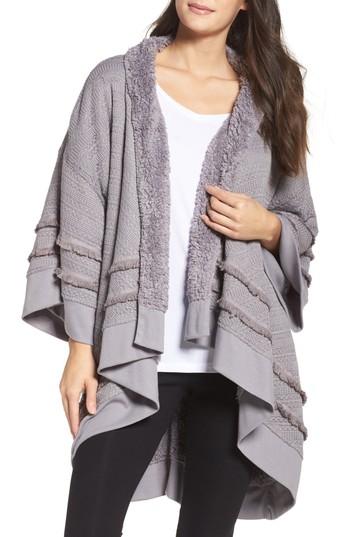 Women's Honeydew Reversible Cardigan - Grey