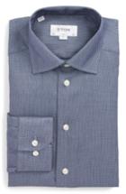 Men's Eton Slim Fit Microprint Dress Shirt