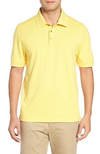 Men's Cutter & Buck Advantage Golf Polo - Yellow