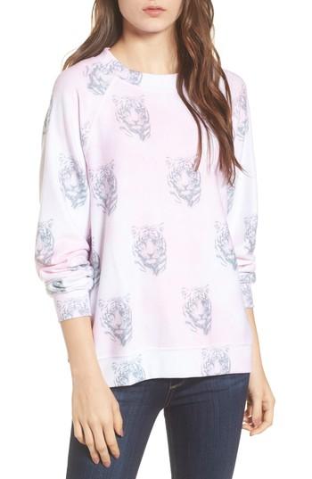 Women's Wildfox Bengals - Sommers Sweatshirt - Pink