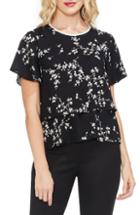 Women's Vince Camuto Desert Ditsy Floral Print Top - Black