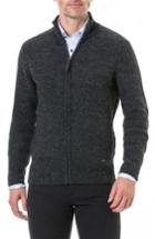 Men's Rodd & Gunn Bendrose Wool Blend Zip Cardigan, Size - Grey