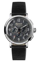 Men's Ingersoll St. John Chronograph Leather Strap Watch, 44mm